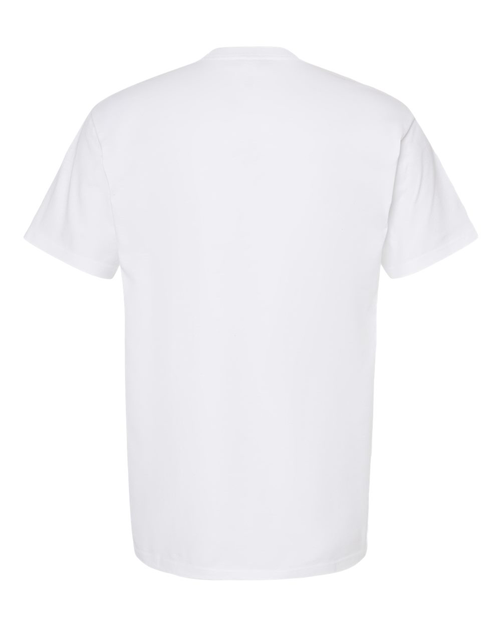 Unisex Heavyweight Jersey Pocket T-Shirt - Back - B31159003 - White
