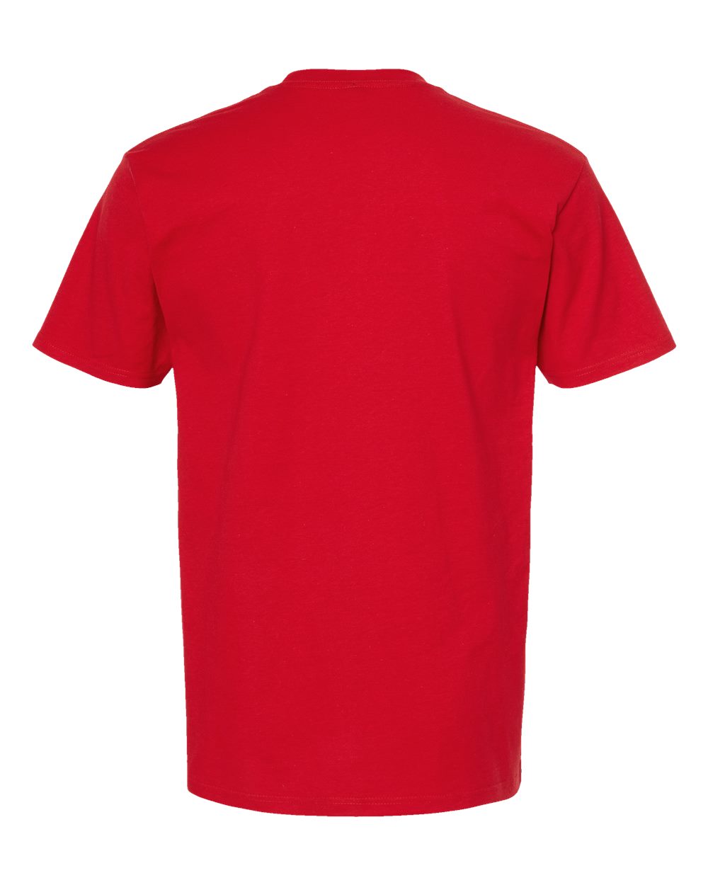 Unisex Heavyweight Jersey Pocket T-Shirt - Back - B31159703 - Red