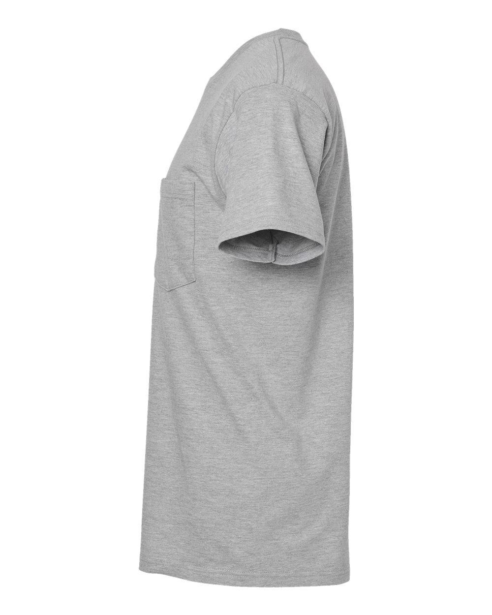 Unisex Heavyweight Jersey Pocket T-Shirt - DirectSide - B31159093 - Heather Grey