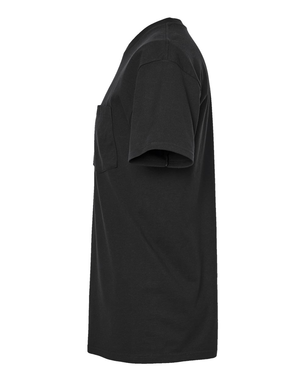 Unisex Heavyweight Jersey Pocket T-Shirt - DirectSide - B31159503 - Black