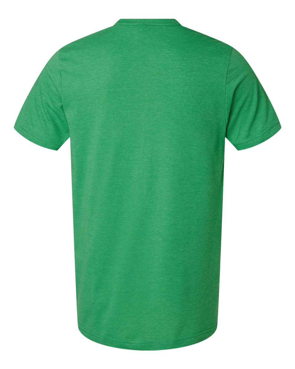 Combed CVC T-Shirt - Back - B13759172 - Heather Kelly