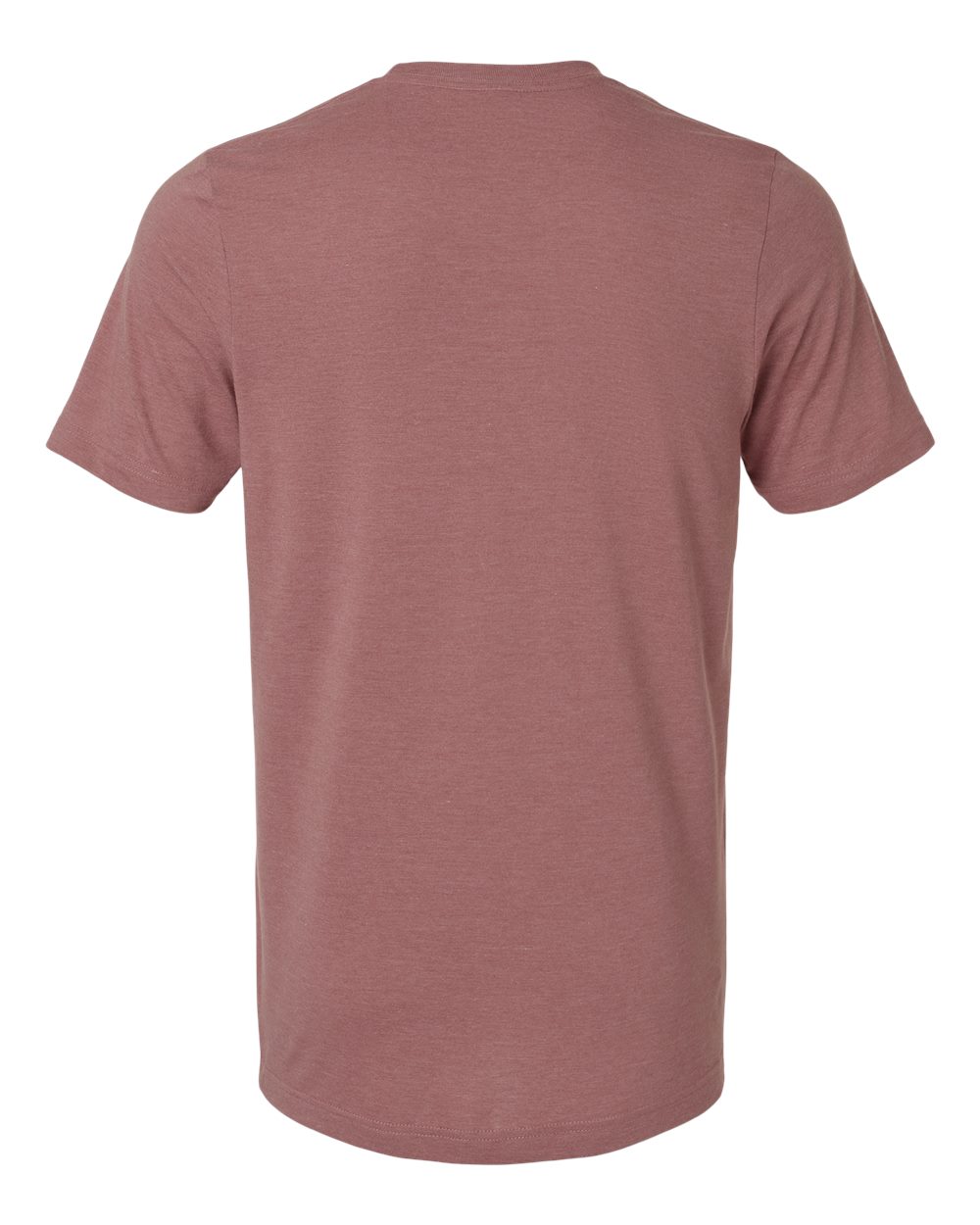 Combed CVC T-Shirt - Back - B13759272 - Heather Mauve