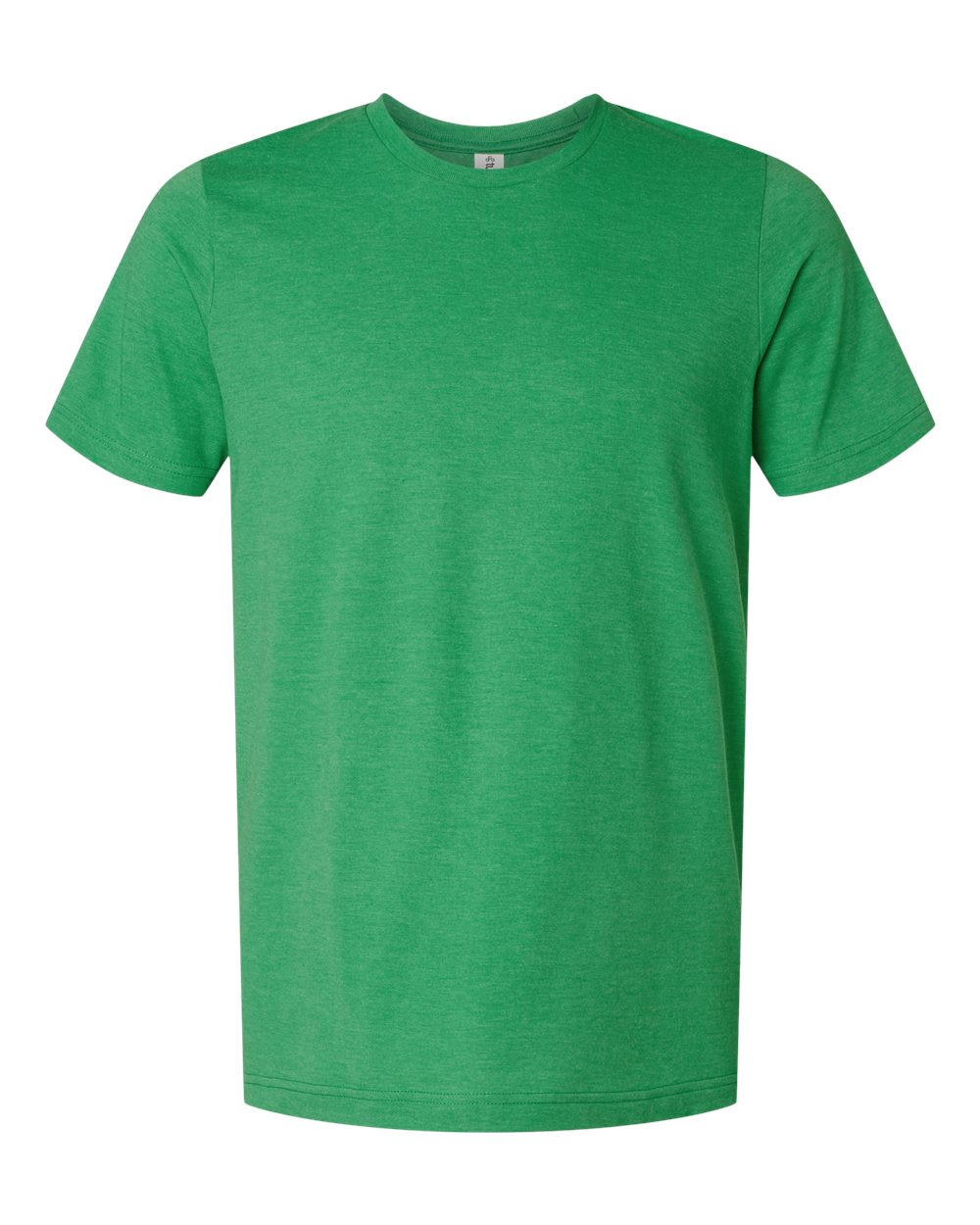 Combed CVC T-Shirt - Front - B13759172 - Heather Kelly