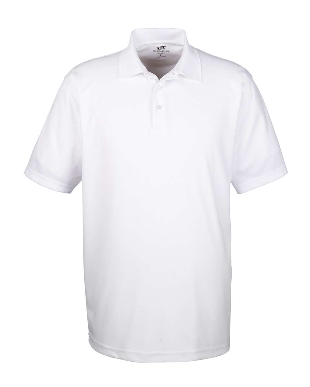 Men's Cool & Dry Mesh Piqué Polo - Front - B883E1003 - White