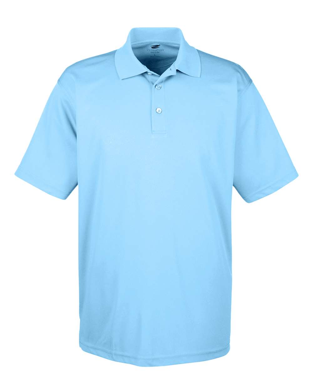 Men's Cool & Dry Mesh Piqué Polo - Front - B883E1263 - Columbia Blue