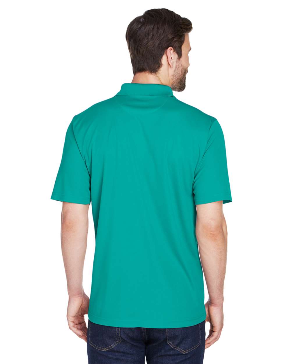 Men's Cool & Dry Mesh Piqué Polo - OnModelBack - B883E1194 - Jade