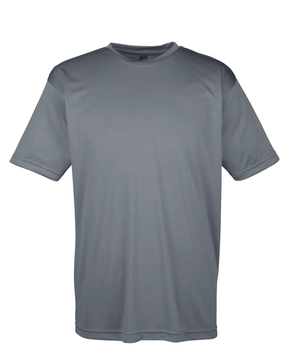 Men's Cool & Dry Sport Performance Interlock T-Shirt - Front - B907E1623 - Charcoal