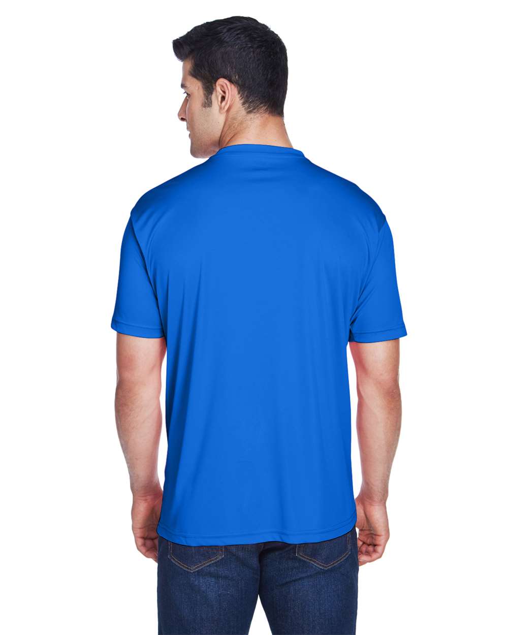 Men's Cool & Dry Sport Performance Interlock T-Shirt - OnModelBack - B907E1753 - Royal