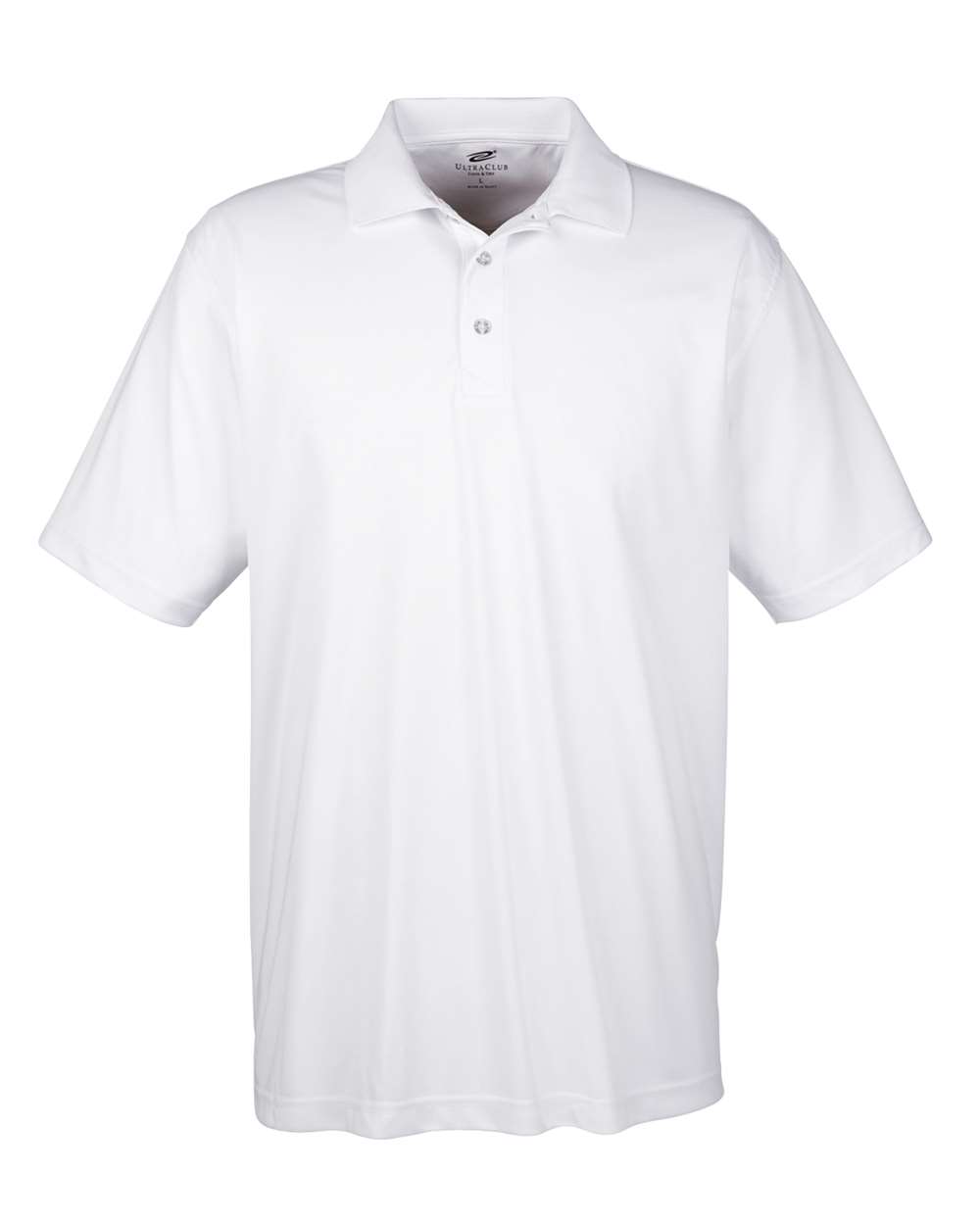 Men's Cool & Dry Sport Performance Interlock Polo - Front - B911E1003 - White