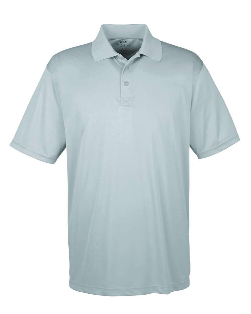 Men's Cool & Dry Sport Performance Interlock Polo - Front - B911E1593 - Grey