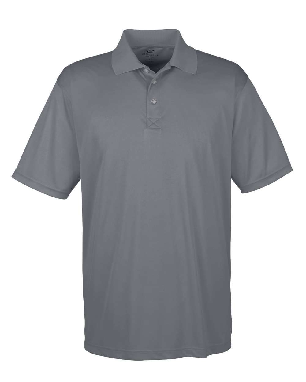 Men's Cool & Dry Sport Performance Interlock Polo - Front - B911E1623 - Charcoal