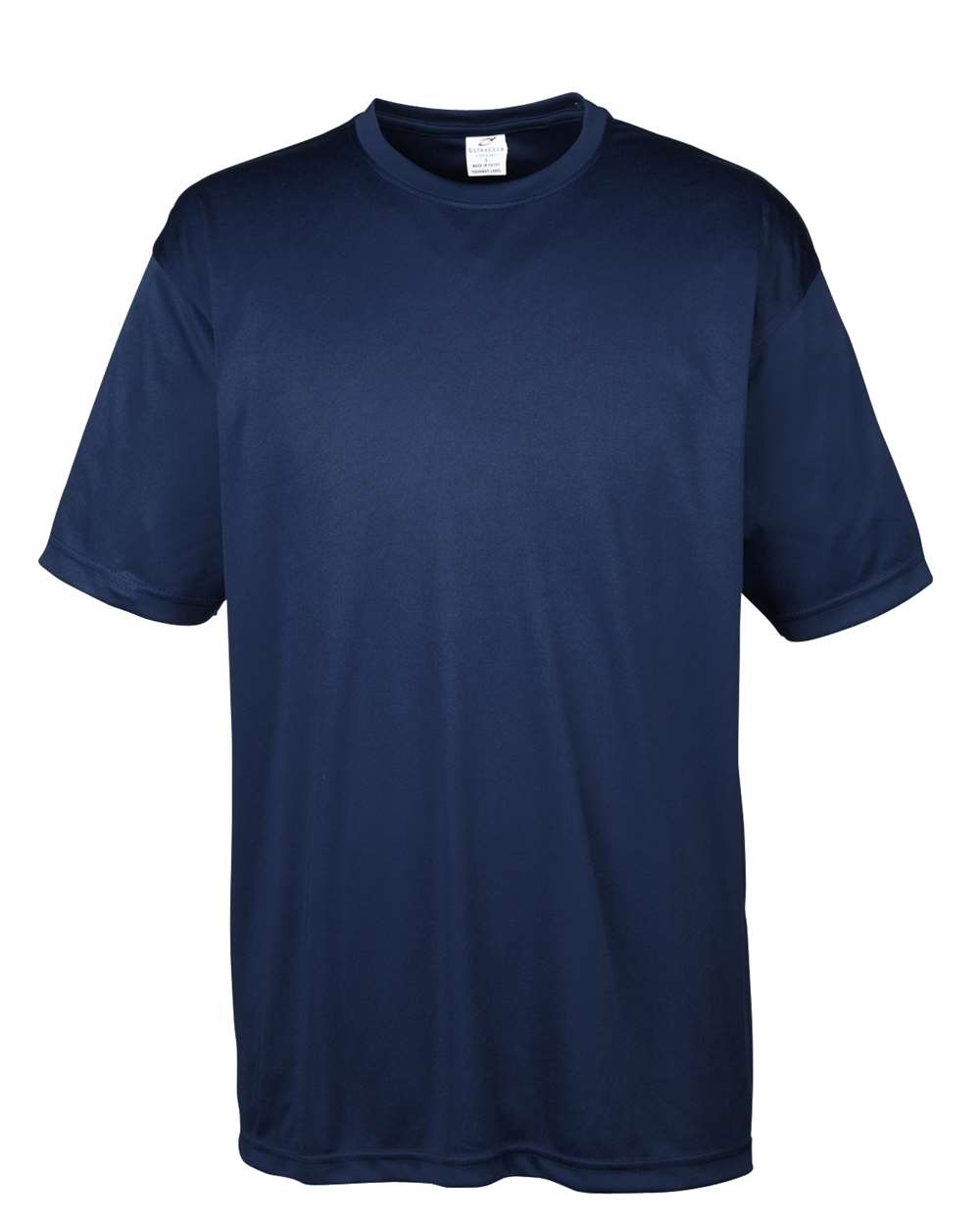 Men's Cool & Dry Basic Performance T-Shirt - Front - B932E1653 - Navy