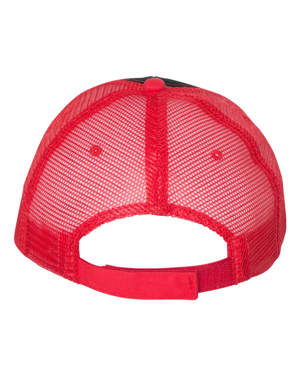 Sandwich Trucker Cap - Back - B66095040 - Black/ Red