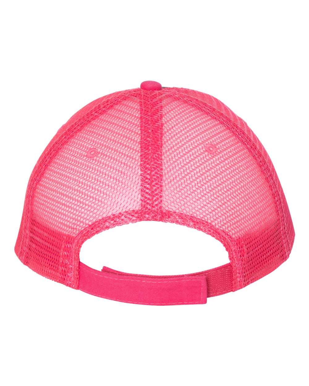 Sandwich Trucker Cap - Back - B66095110 - Charcoal/ Neon Pink