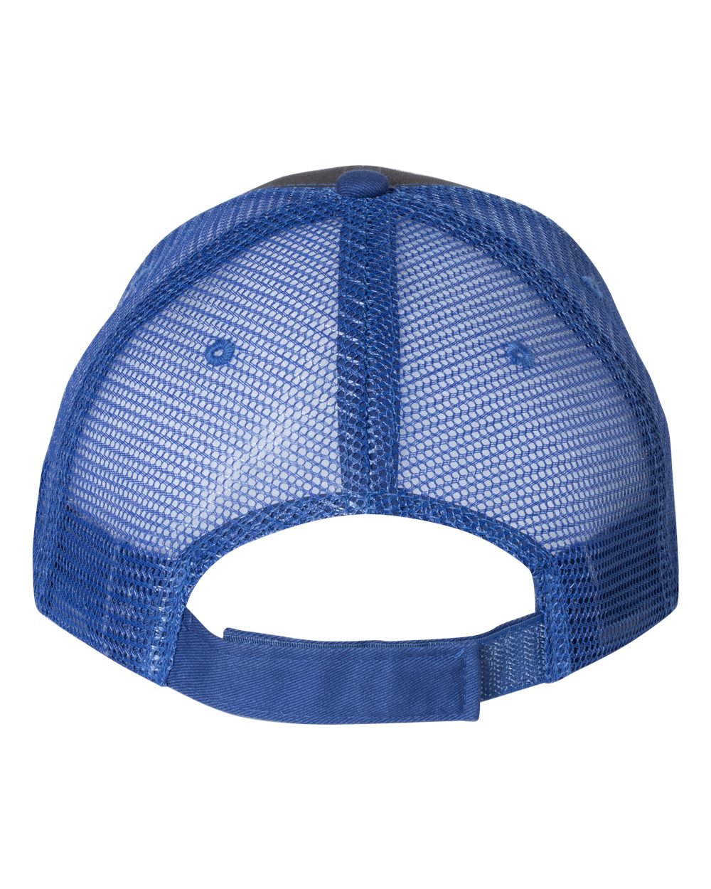 Sandwich Trucker Cap - Back - B66095150 - Charcoal/ Royal