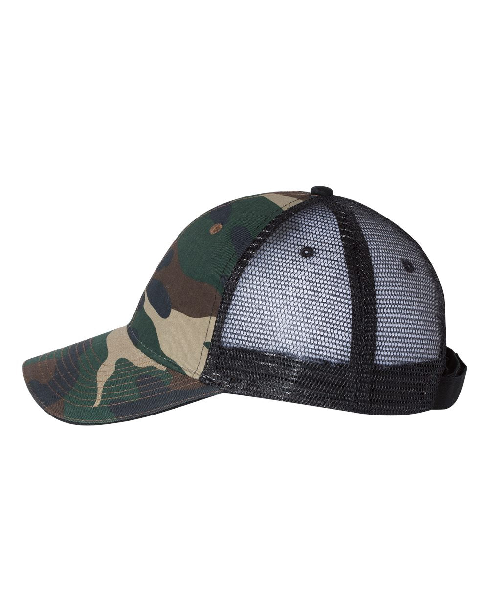 Sandwich Trucker Cap - DirectSide - B66095240 - Green Camo/ Black
