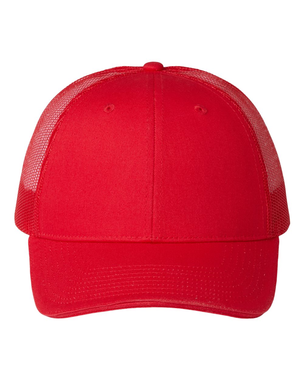 Sandwich Trucker Cap - Front - B66095410 - Red