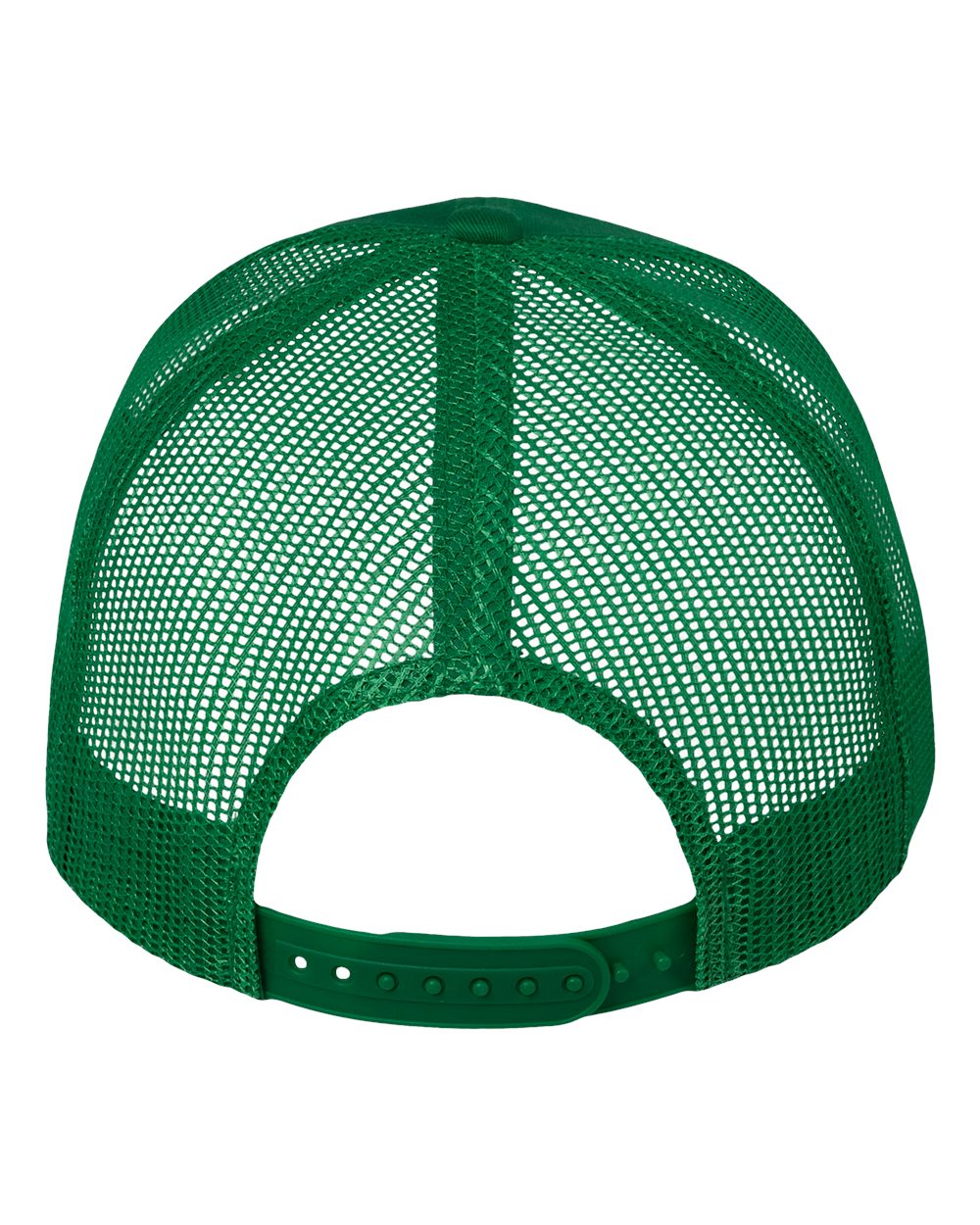 Mesh-Back Twill Trucker Cap - Back - B24995600 - Kelly