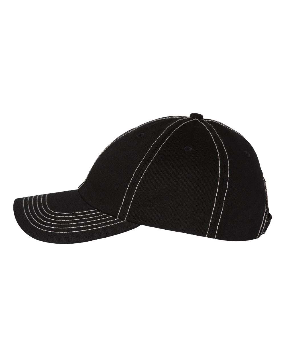 Bio-Washed Classic Dad Hat - DirectSide - B28295510 - Black/ Stone Stitch