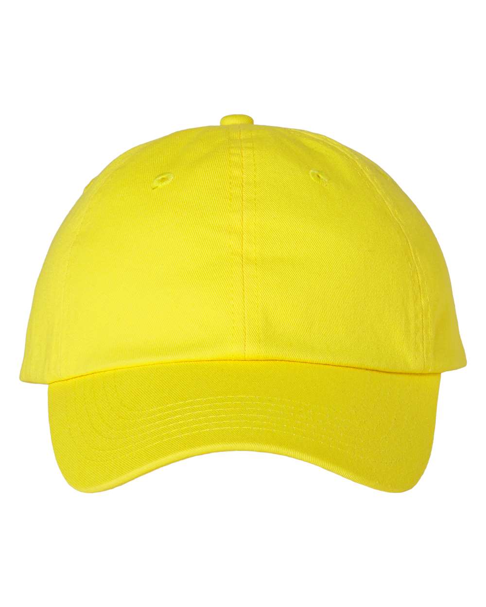 Bio-Washed Classic Dad Hat - Front - B28295050 - Neon Yellow