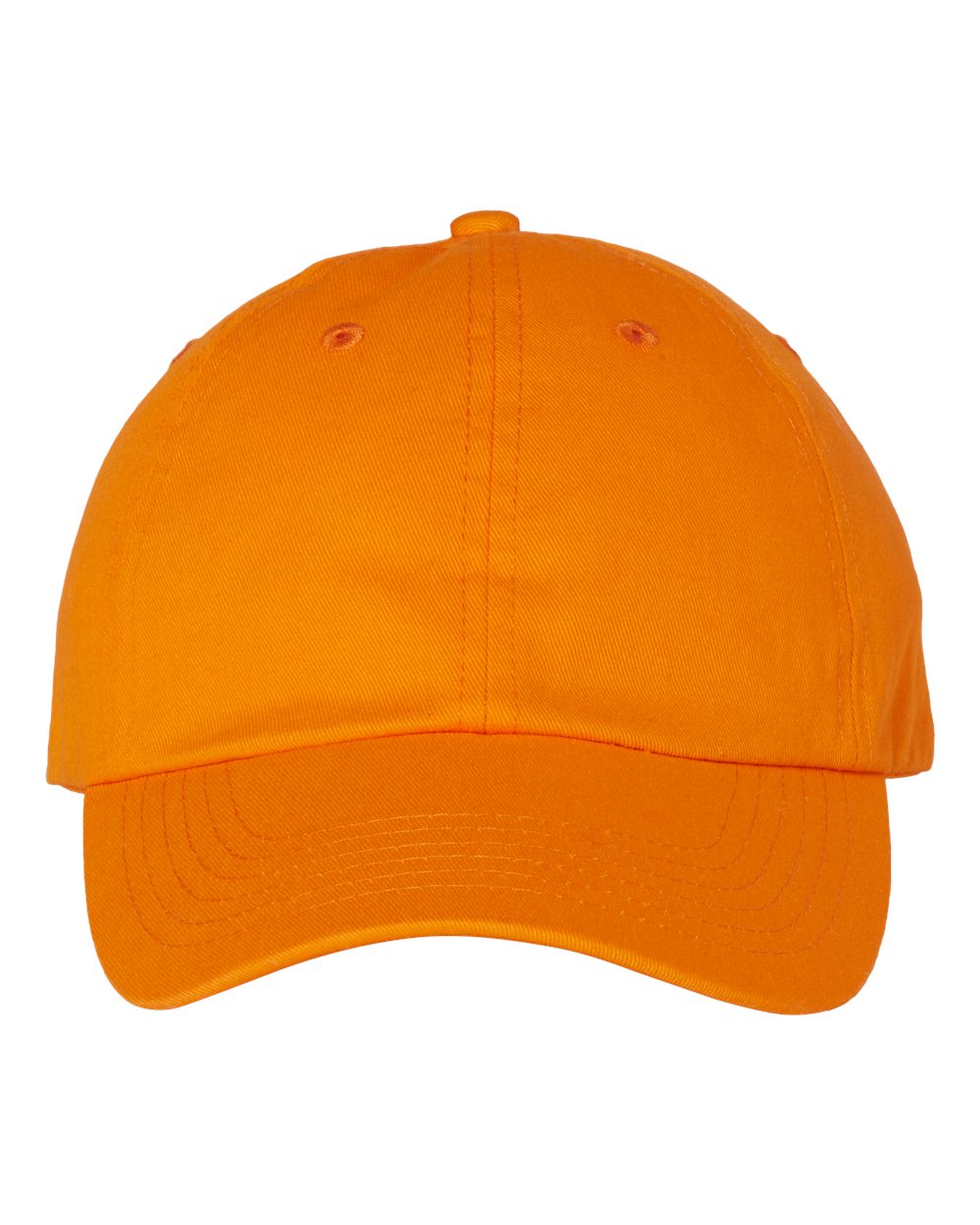 Bio-Washed Classic Dad Hat - Front - B28295130 - Neon Orange