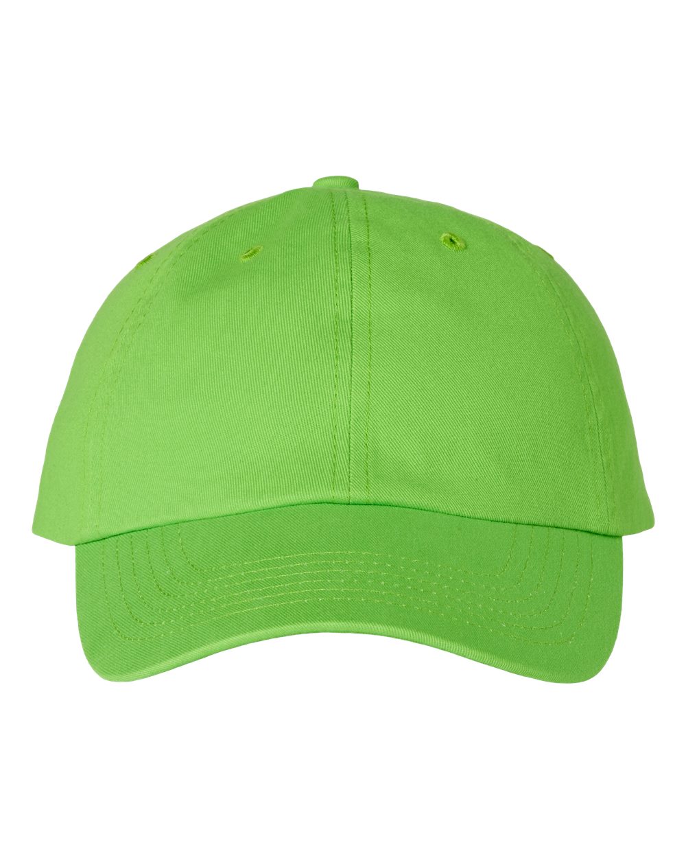 Bio-Washed Classic Dad Hat - Front - B28295160 - Neon Green
