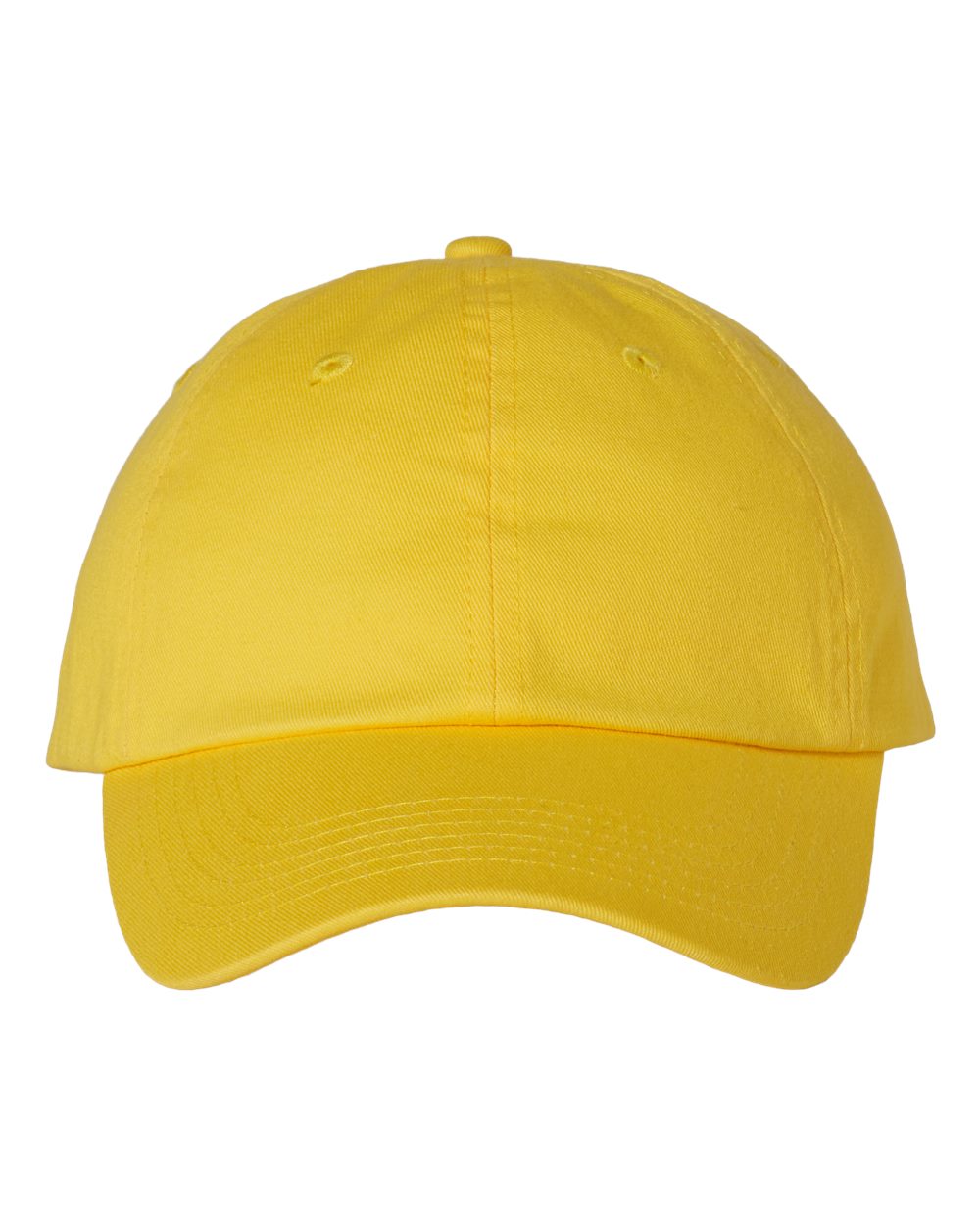 Bio-Washed Classic Dad Hat - Front - B28295410 - Yellow