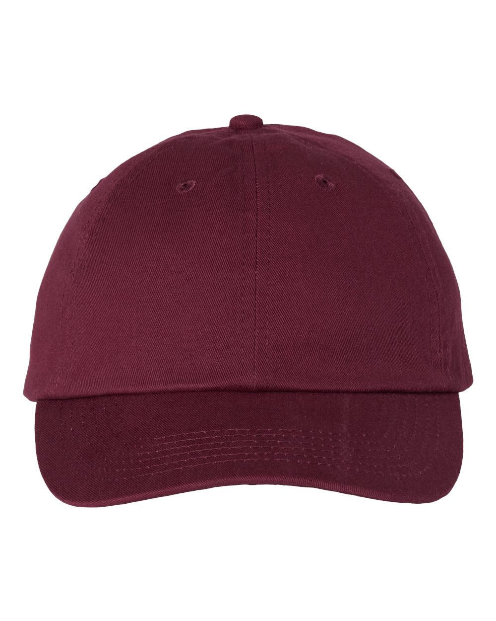 Bio-Washed Classic Dad Hat - Front - B28295530 - Maroon