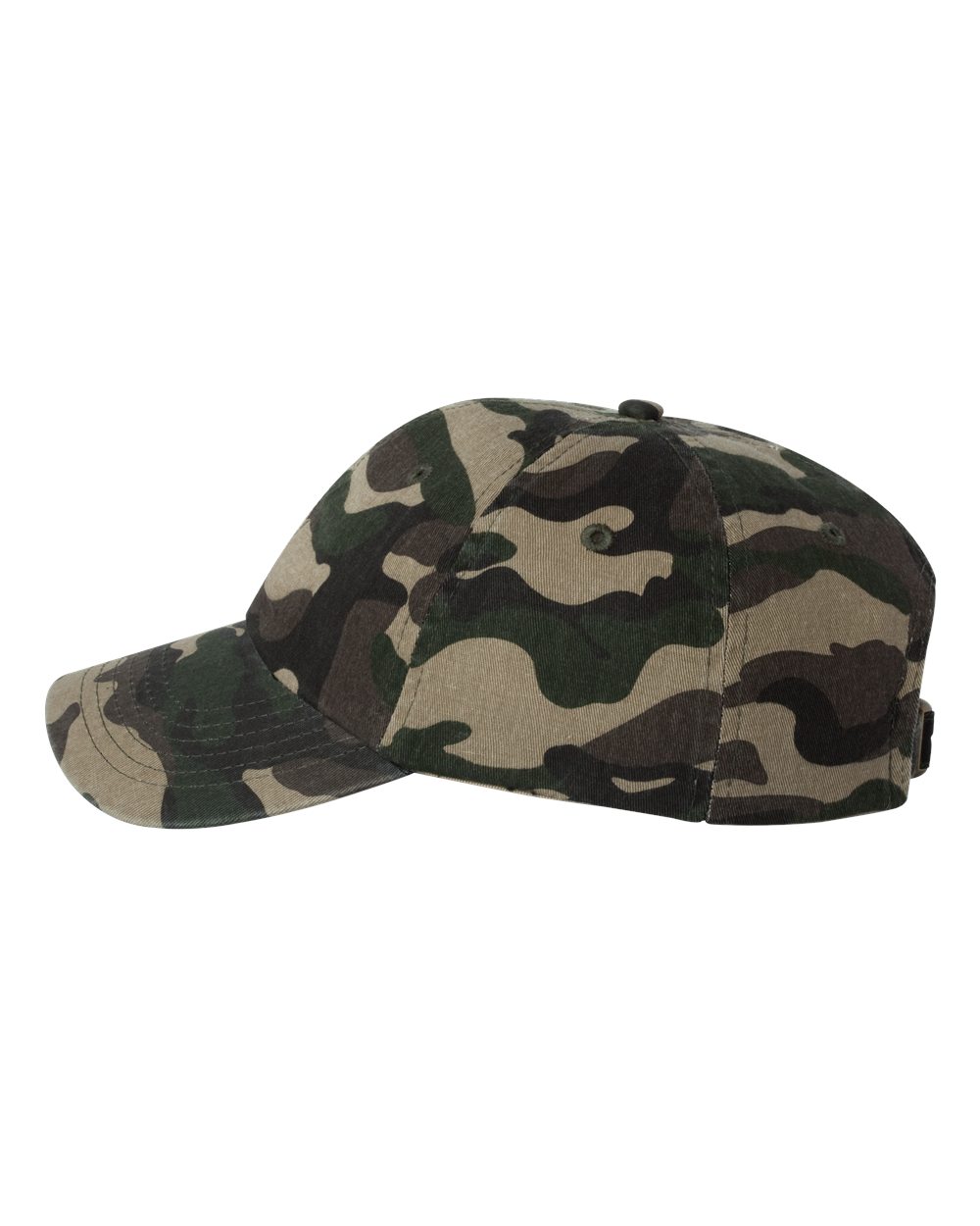 Bio-Washed Classic Dad Hat - Side - B28295620 - Green Camo