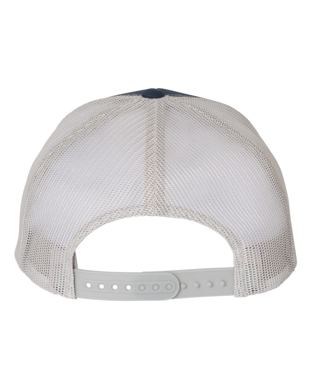 Retro Trucker Cap - Back - B43195340 - Navy/ Silver