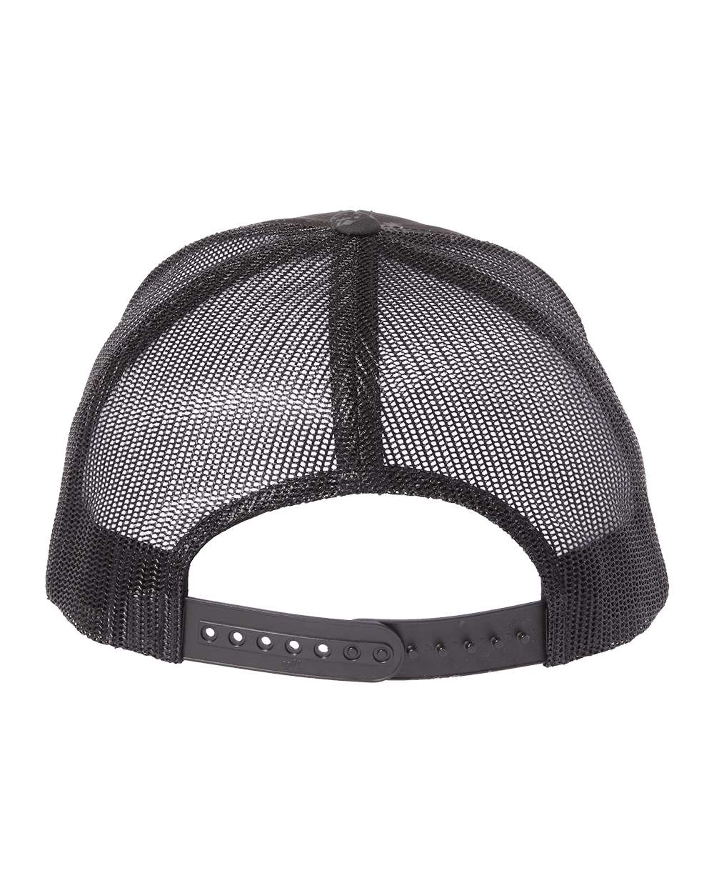 Retro Trucker Cap - Back - B43195400 - Poseidon Black