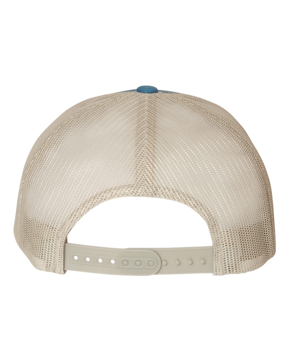 Retro Trucker Cap - Back - B43195470 - Steel Blue/ Silver