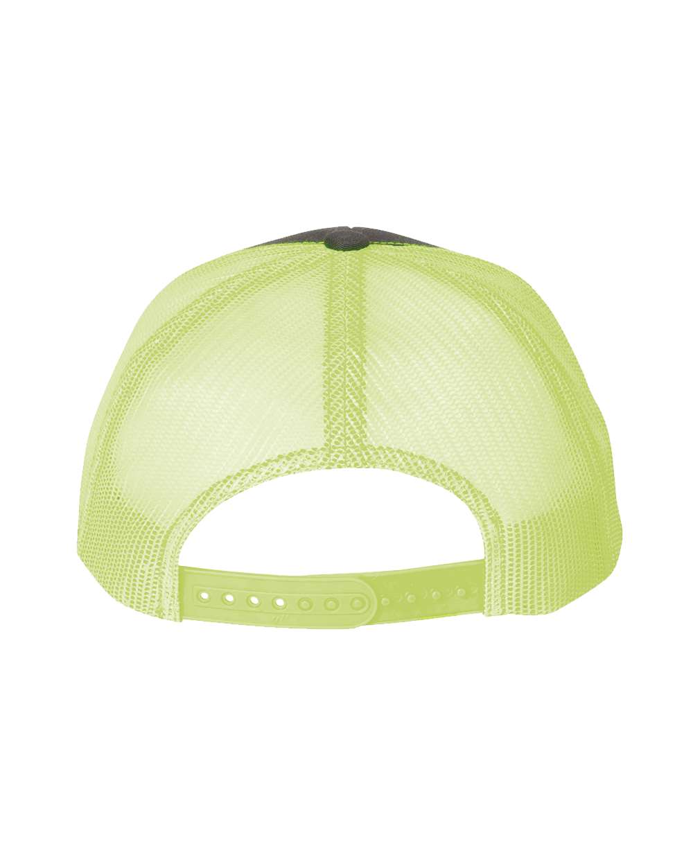 Retro Trucker Cap - Back - B43195560 - Charcoal/ Neon Green