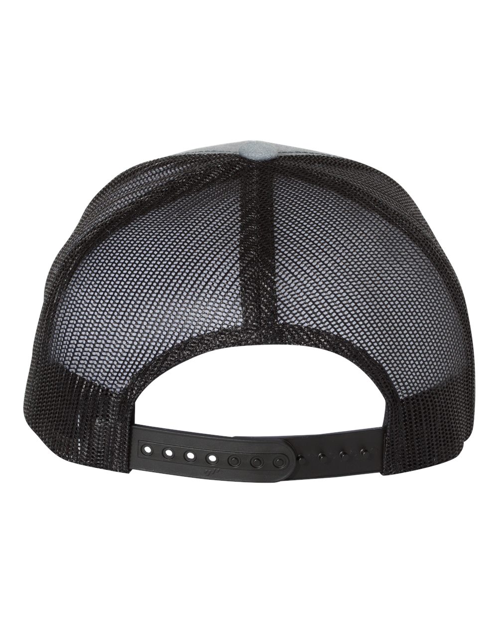 Retro Trucker Cap - Back - B43195580 - Heather Grey/ Black