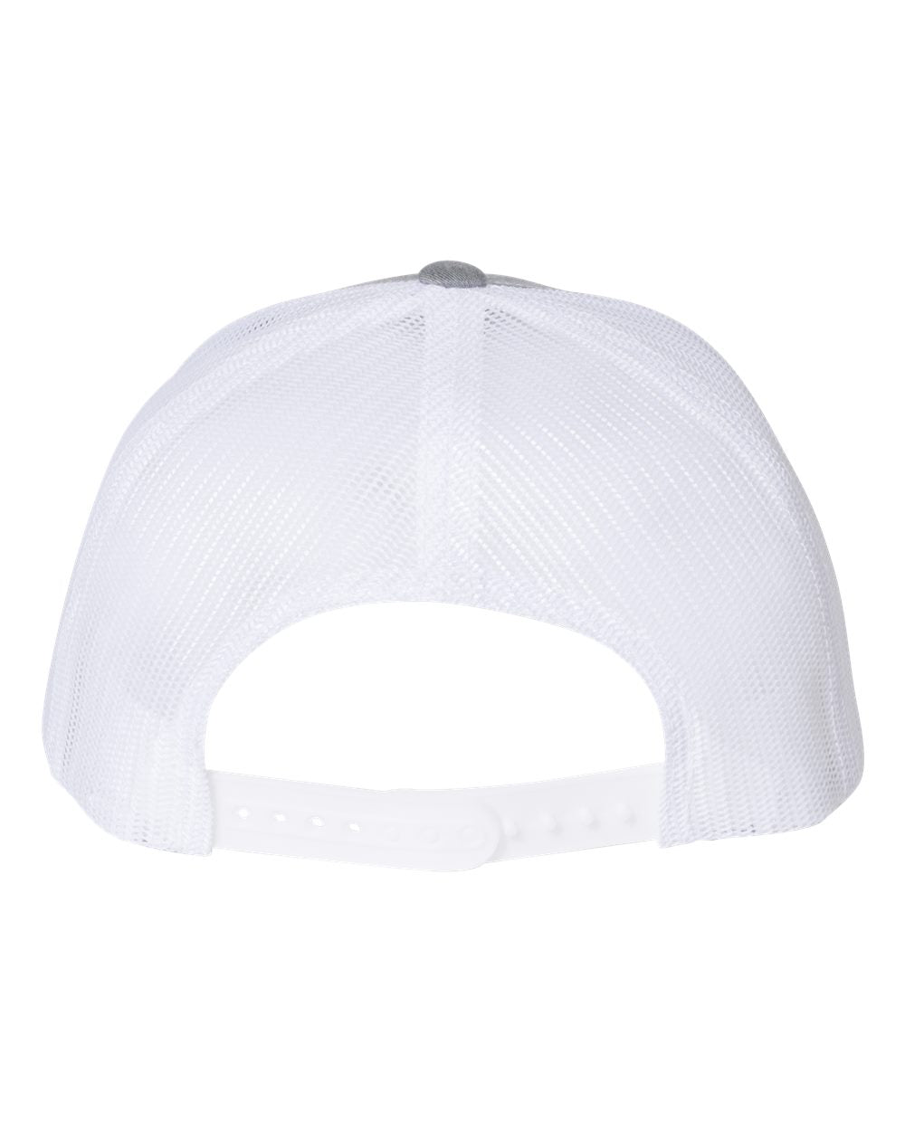 Retro Trucker Cap - Back - B43195590 - Heather Grey/ White