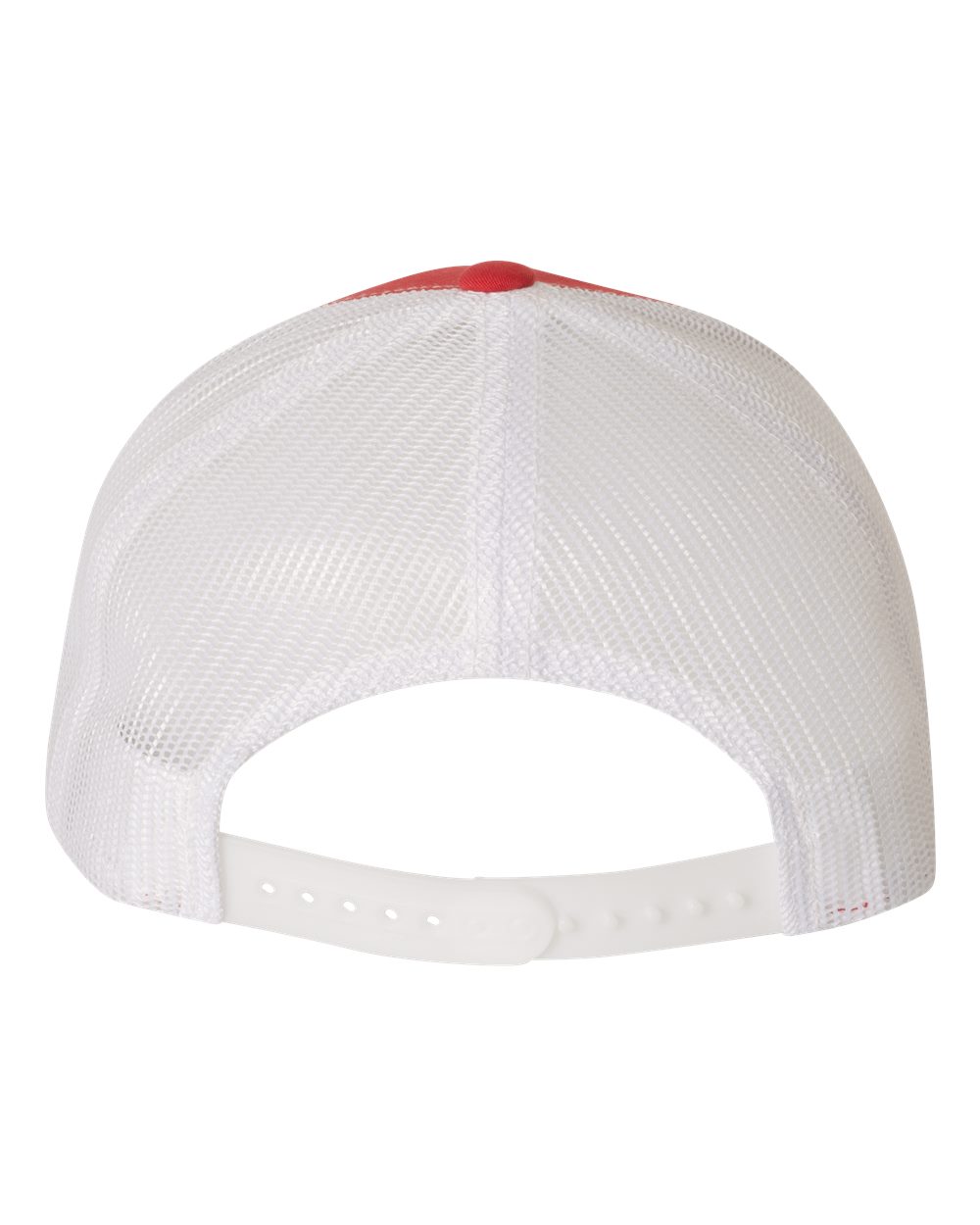 Retro Trucker Cap - Back - B43195710 - Red/ White