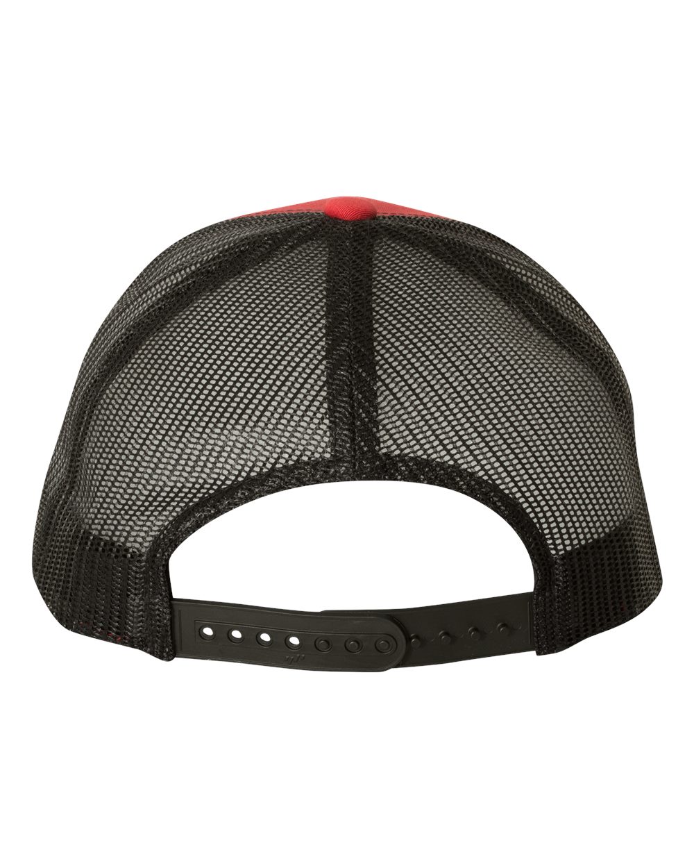 Retro Trucker Cap - Back - B43195720 - Red/ Black