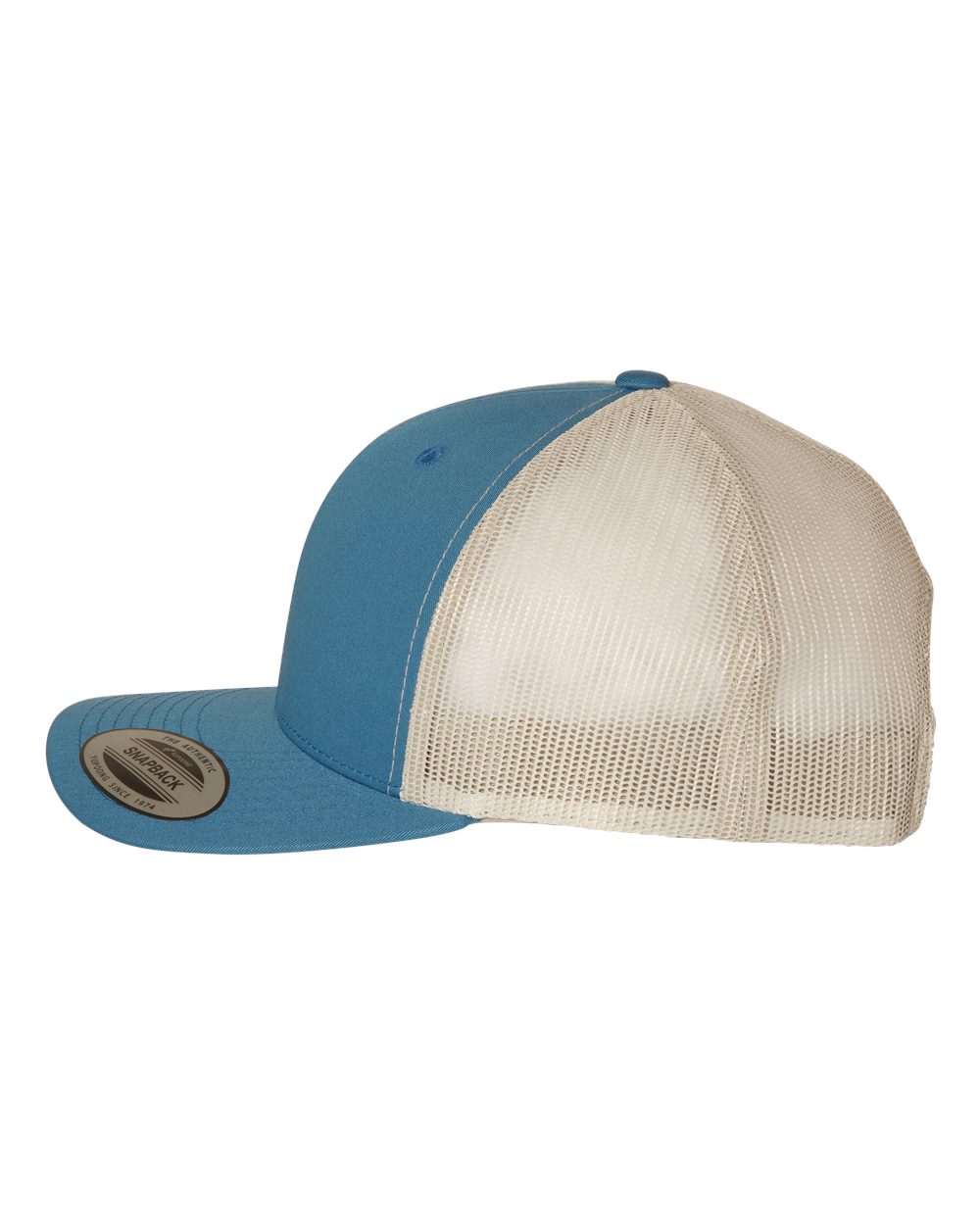 Retro Trucker Cap - DirectSide - B43195470 - Steel Blue/ Silver