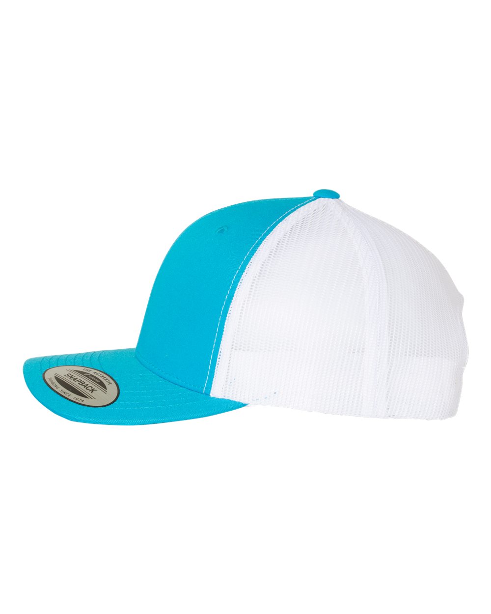 Retro Trucker Cap - DirectSide - B43195760 - Turquoise/ White