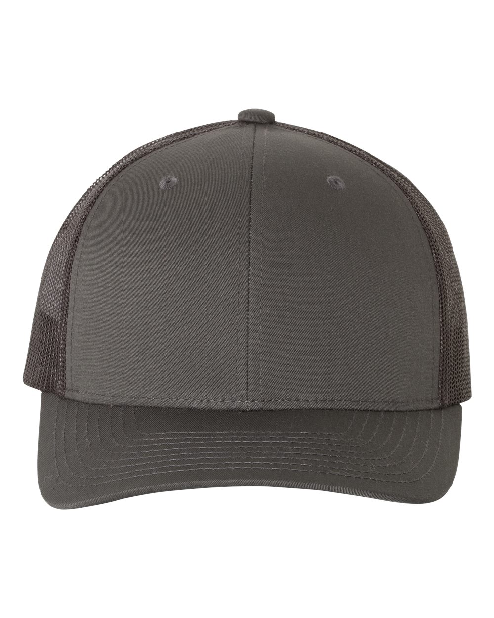 Retro Trucker Cap - Front - B43195090 - Charcoal