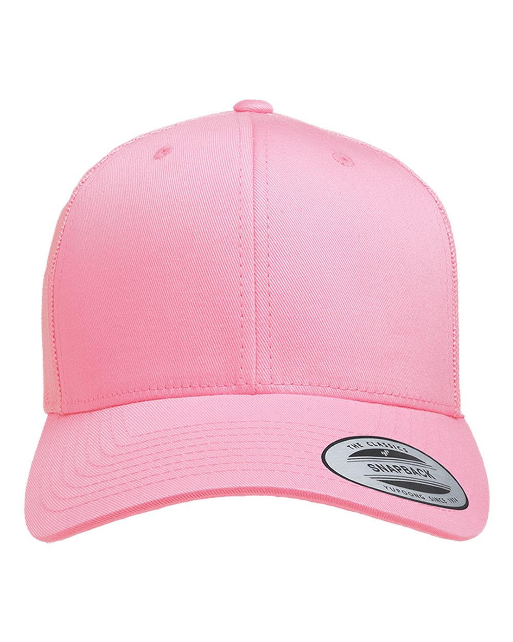 Retro Trucker Cap - Front - B43195300 - Pink