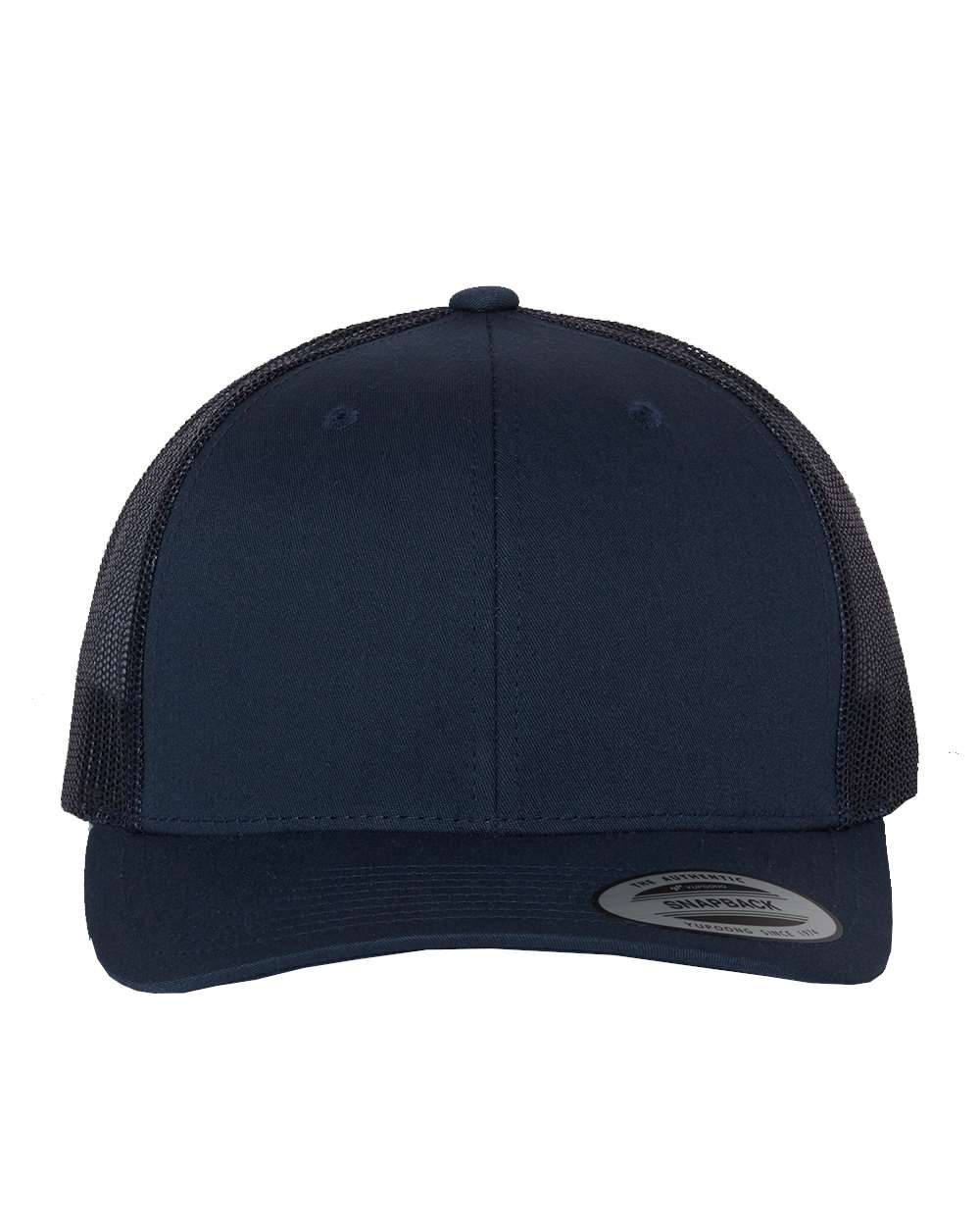 Retro Trucker Cap - Front - B43195650 - Navy