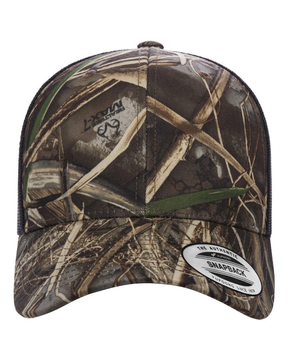 Retro Trucker Cap - Front - B43195970 - Realtree Max7/ Brown