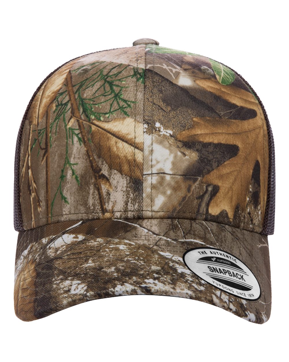 Retro Trucker Cap - Front - B43195980 - Realtree Edge/ Brown