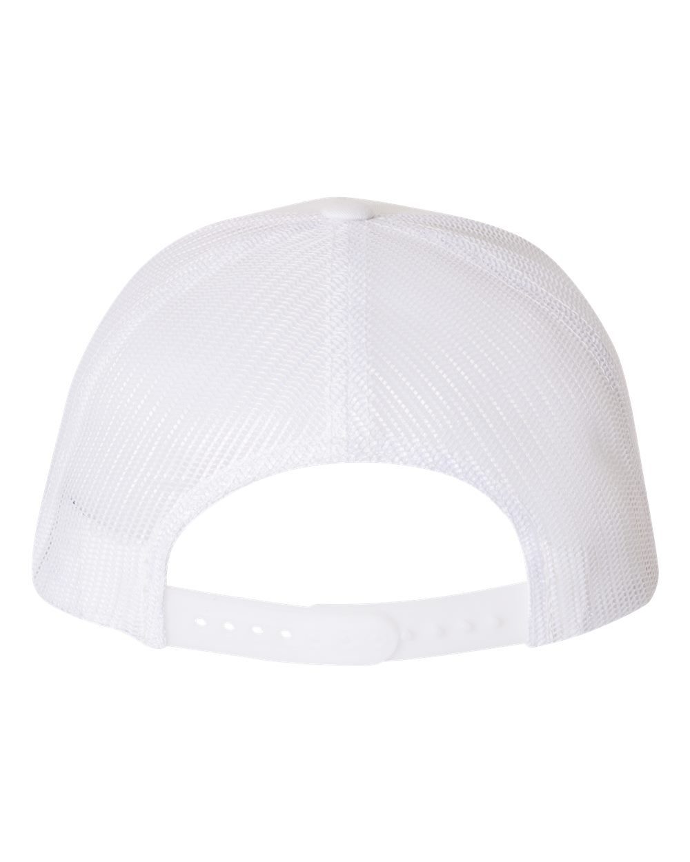 Five-Panel Retro Trucker Cap - Back - B44595000 - White