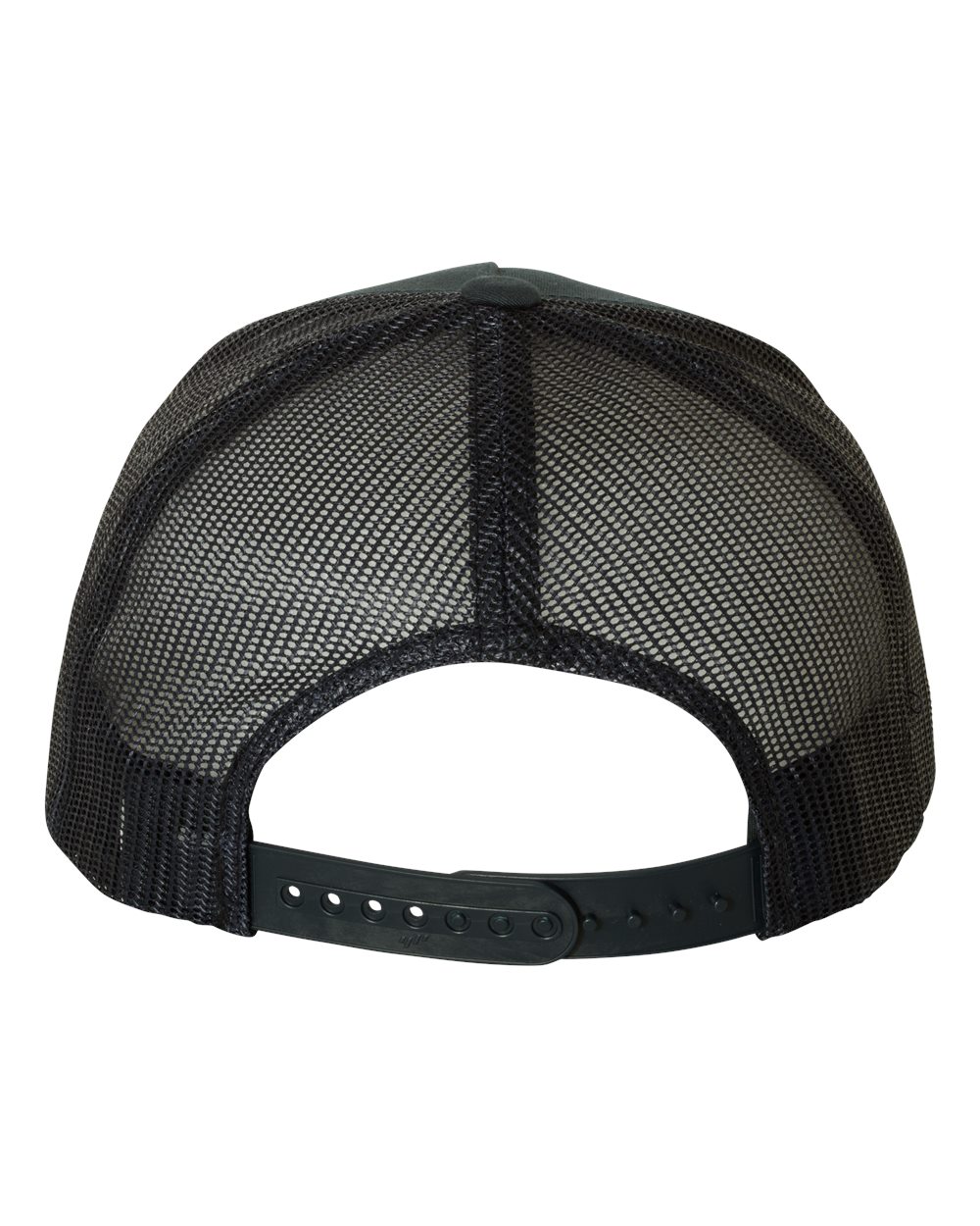 Five-Panel Retro Trucker Cap - Back - B44595500 - Black