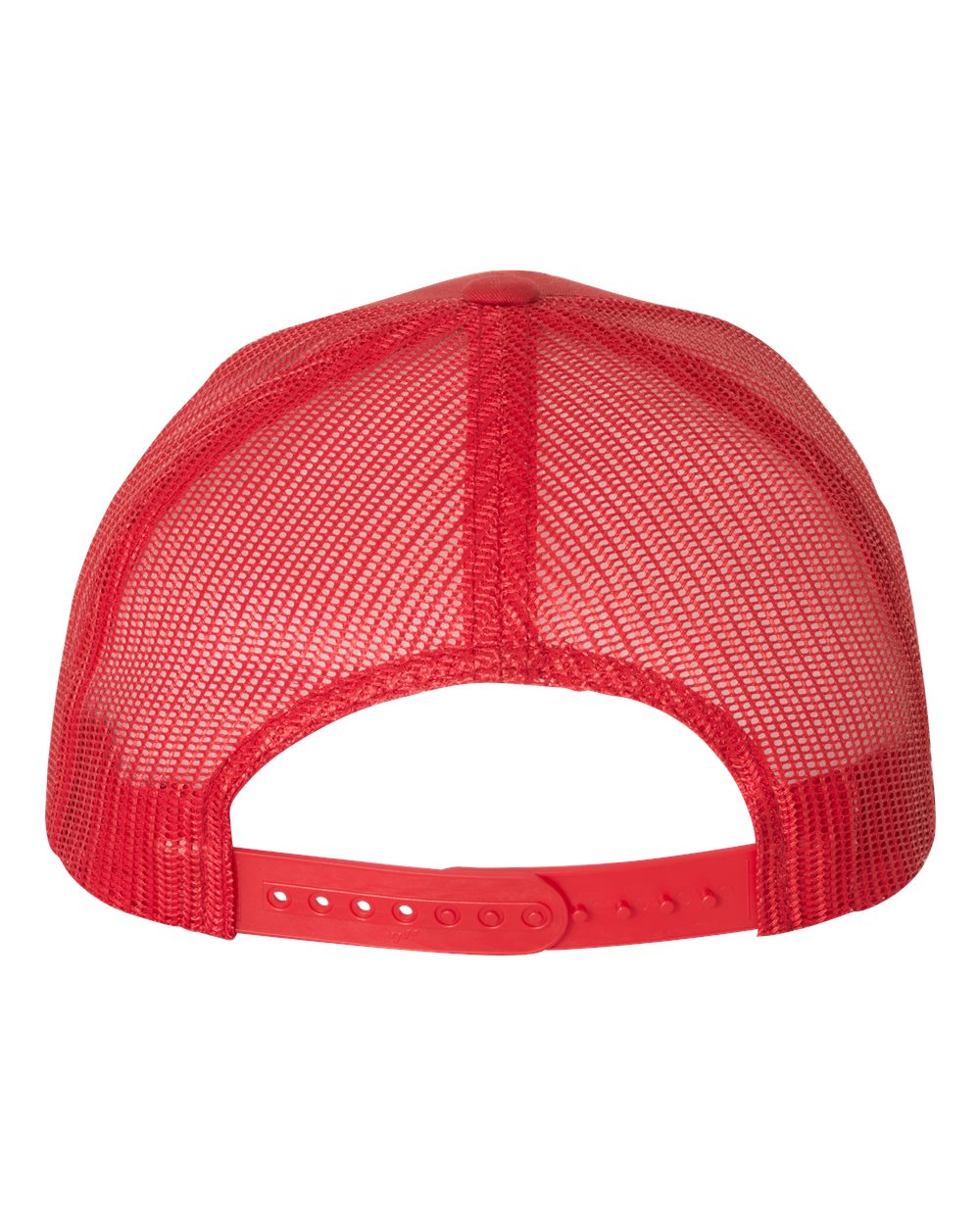 Five-Panel Retro Trucker Cap - Back - B44595700 - Red