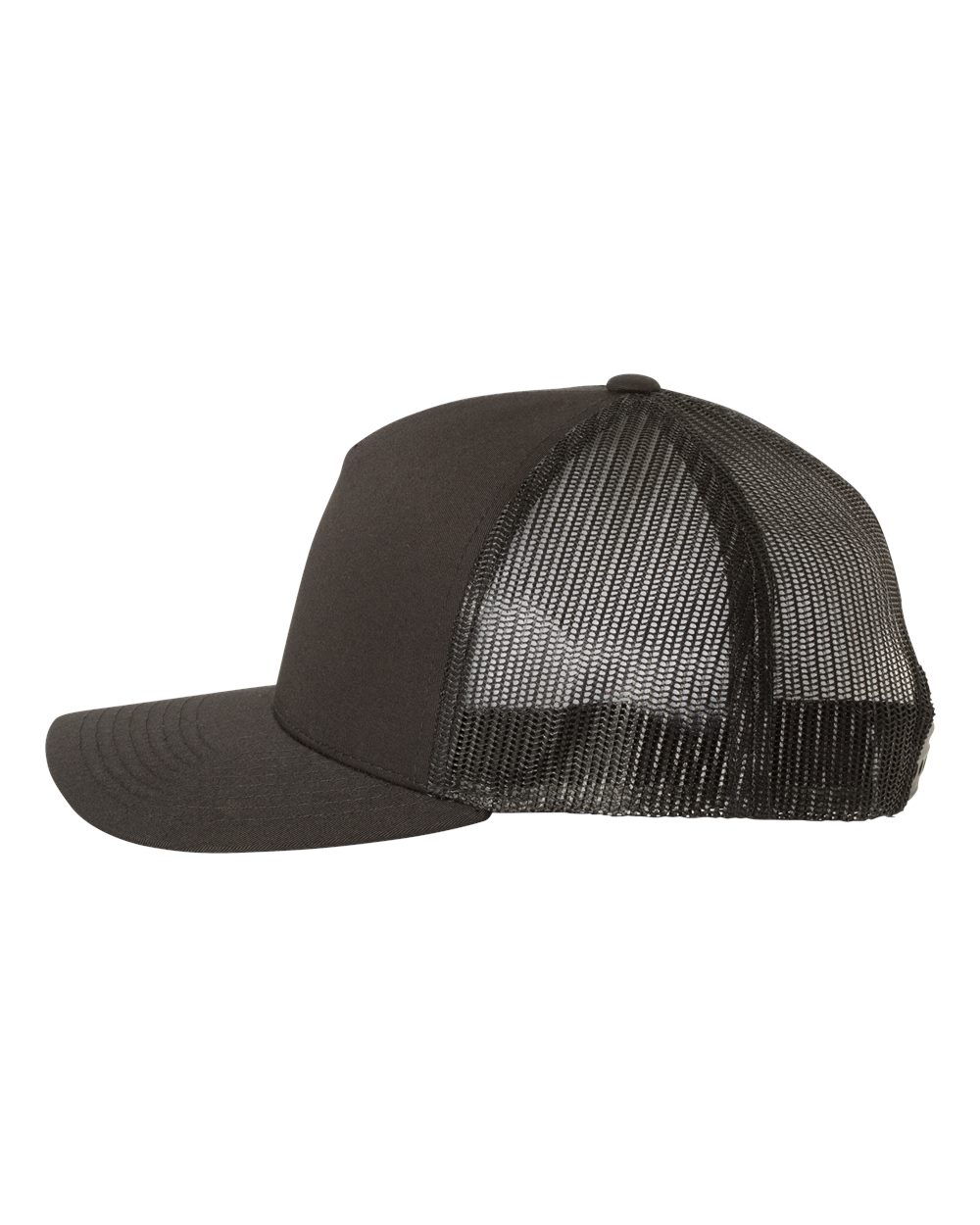 Five-Panel Retro Trucker Cap - DirectSide - B44595500 - Black
