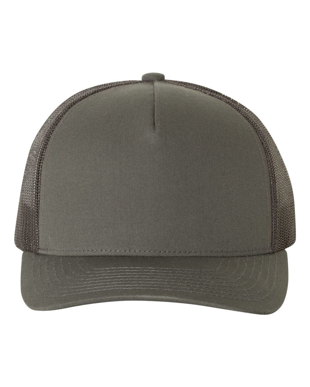 Five-Panel Retro Trucker Cap - Front - B44595090 - Charcoal