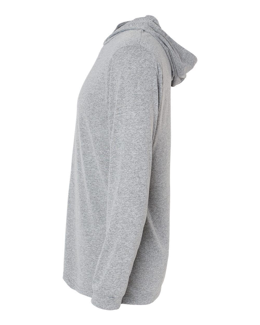 Unisex Bahama Performance Hooded Long Sleeve T-Shirt - DirectSide - B10571082 - Heather Grey